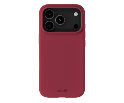 Etui do telefonów Holdit Silicone Case iPhone 17 Pro Red Velvet